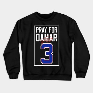 Pray for 3 damar Crewneck Sweatshirt